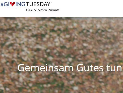 GivingTuesday: Corris schliesst sich der Bewegung an