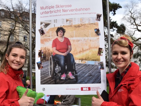 Spenden für Menschen mit MS verbinden